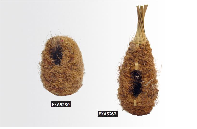 EX NINHO FIBRA COCO/BAMBU EXOTICOS MED                      